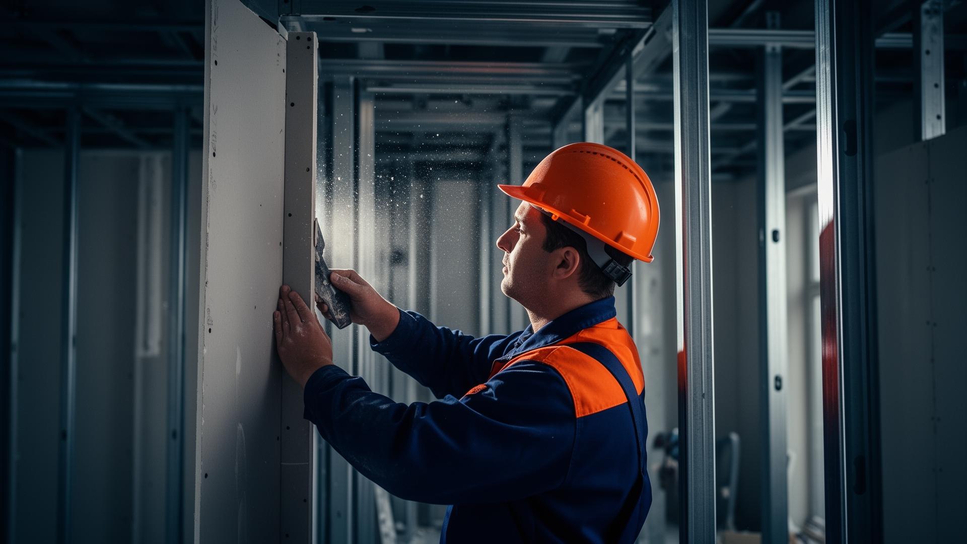 Profissional Construsteel em obra